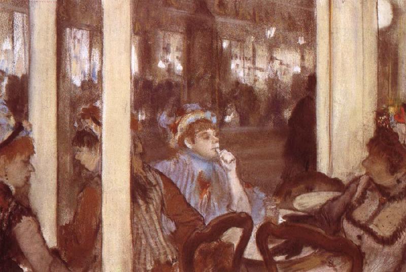 Women on the terrace, Edgar Degas